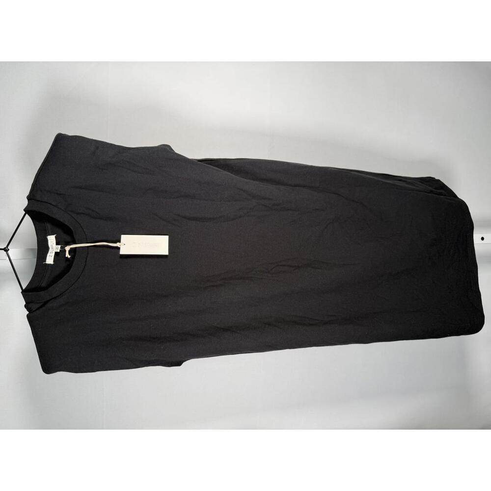 NWT Revolve by Z Supply Shoulder Pad Tee Dress Black Size M - Picture 2 of 6